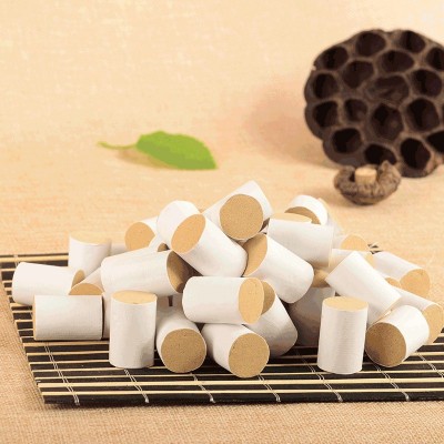 艾柱 艾灸艾绒柱 非无烟 五年陈艾条艾柱手工54粒黄段批发图4