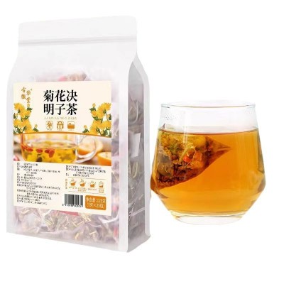 菊花决明子茶 三角包袋泡茶叶花草茶金银花牛蒡枸杞桂花花茶批发图5