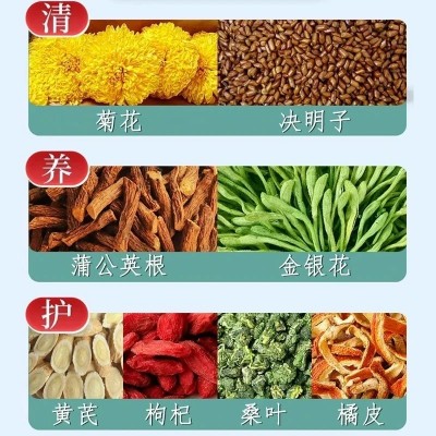 黄芪菊花枸杞茶组合茶独立包装方便携带抖音快手电商直播代发批发图4
