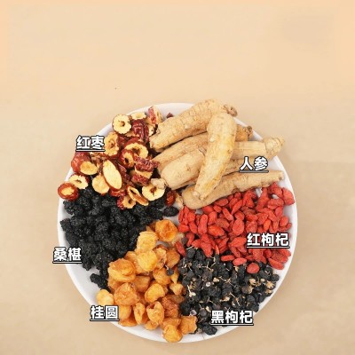 人参枸杞桑葚桂圆茶三角包代用茶抖音快手电商直播代发批发图3