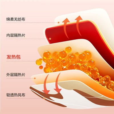 自发热暖腰贴艾灸热敷贴发热护腰贴姨妈疼痛暖腹神器工厂直发温灸图4