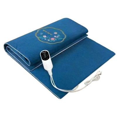 电加热艾灸毯冬季暖身垫艾草热敷电热毯艾绒毯艾绒床垫家用电热毯图5