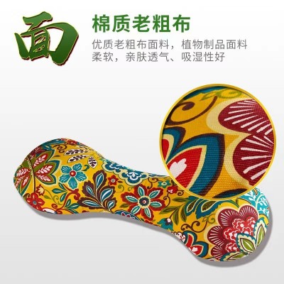 济如堂骨头颈椎枕艾草填充枕芯缓解颈部疲劳可支持一件代发图2