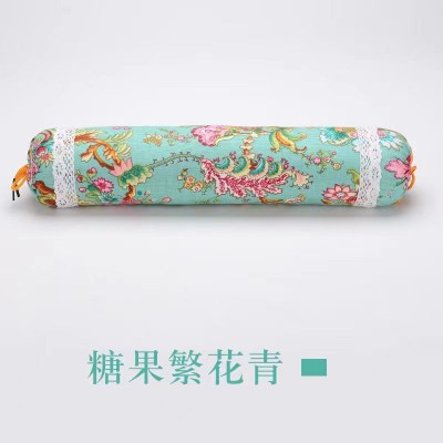 艾草颈椎枕老粗布护颈圆柱枕艾灸枕 糖果枕头活动礼品艾草枕头图5