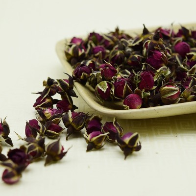 金边玫瑰 重瓣红玫瑰 食用玫瑰 云南特产玫瑰花茶 75g/瓶图2