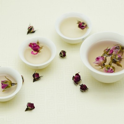 金边玫瑰 重瓣红玫瑰 食用玫瑰 云南特产玫瑰花茶 75g/瓶图4