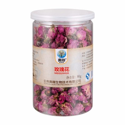 玫瑰花茶 重瓣红玫瑰 云南玫瑰花 80克/瓶 粉玫瑰 香气浓郁图5