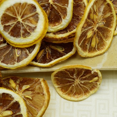 奥咖柠檬片 烘干柠檬片 非冻干 瓶装柠檬片 黄柠檬 四川安岳原料图2