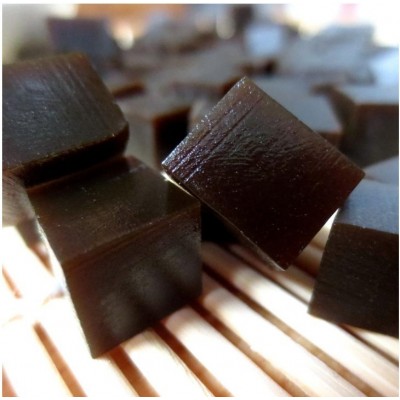 黄明胶批发手工阿胶糕原料东阿本地阿胶碎块阿胶片阿胶糕阿胶块 2斤图3