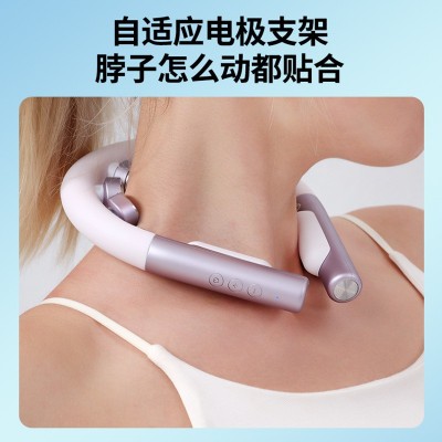 茉宝颈椎按摩器 颈部按摩仪家用多功能脉冲智能迷你肩膀按摩器仪 1个图3
