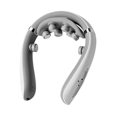 工厂批发颈椎按摩器6头8头遥控低频脉冲智能护颈仪颈部按摩仪神器 1台图5