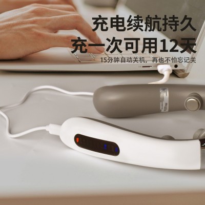 工厂批发颈椎按摩器6头8头遥控低频脉冲智能护颈仪颈部按摩仪神器 1台图3