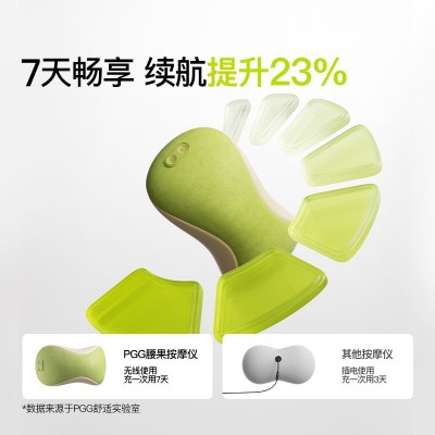 PGG智能腰部按摩仪家用肩背部颈椎揉捏热敷车载坐垫靠垫减压 1个图2