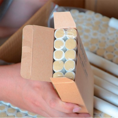 批发五年陈艾条 黄金艾条艾柱 艾灸条南阳温灸纯艾条批发经络保健 1盒图3