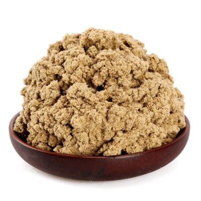 批发陈年20:1艾绒艾条叶艾柱隔物艾灸馆温灸黄金艾绒散装500g袋装 1个图5