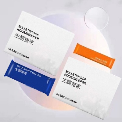 MCT生酮咖啡能量速溶黑咖啡0脂0糖0卡代餐饱腹奶茶咖啡粉固体饮料 10袋图2