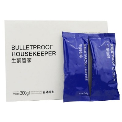 MCT生酮咖啡能量速溶黑咖啡0脂0糖0卡代餐饱腹奶茶咖啡粉固体饮料 10袋图5