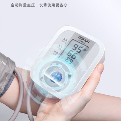 欧姆龙血压计HEM-8102K臂式电子血压家用全自动智能测压仪医用 1台图2