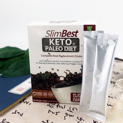 跨境现货咖啡奶昔KETO酮咖啡Slim Best Meal Replacement Shake 1盒图2