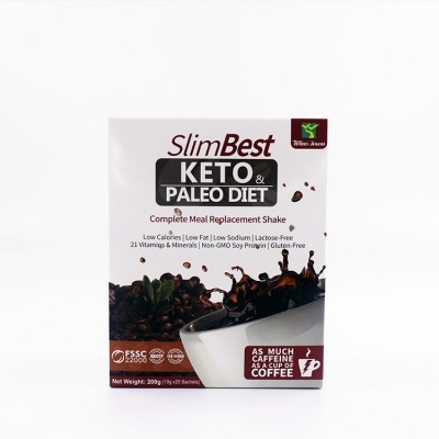 跨境现货咖啡奶昔KETO酮咖啡Slim Best Meal Replacement Shake 1盒图5