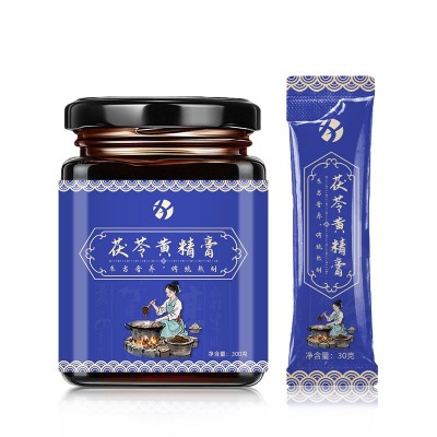 茯苓黄精膏女性滋补膏西洋参薏米芡实莲子淮传统熬制气血双补膏滋 300瓶图5