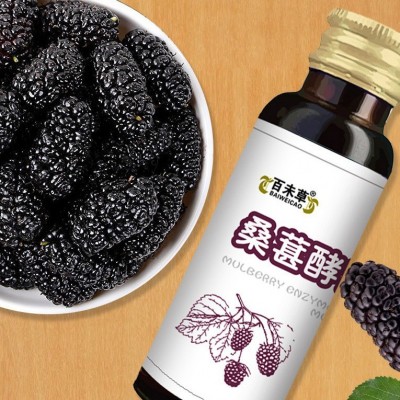 百未草桑葚酵素植物饮品现货厂家批发一件代发草本果蔬饮料低糖 1件图3