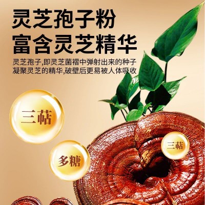 一件代发】北京御生堂破壁灵芝孢子粉胶囊增强免疫力厂家直销 10瓶图4