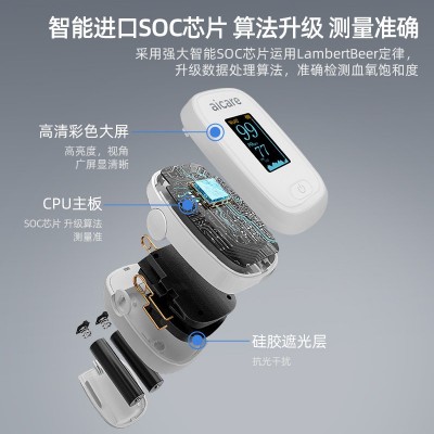 清仓掌护血氧仪手指夹式血氧饱和度检测器脉搏检测仪全自动精准 1个图3