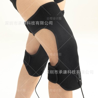 LED红光护膝 膝盖关节理疗仪 无线红光理疗膝关节 电热护膝膝盖宝 1套图3
