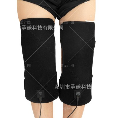 LED红光护膝 膝盖关节理疗仪 无线红光理疗膝关节 电热护膝膝盖宝 1套图5
