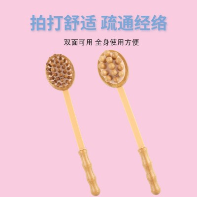 手持木质家用养身保健经络敲打神器敲打按摩锤棒肩颈捶背神器 1个图3