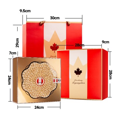 加拿大西洋参片礼盒 软枝花旗参切片伴手礼西洋参年货礼盒批发 1盒图4