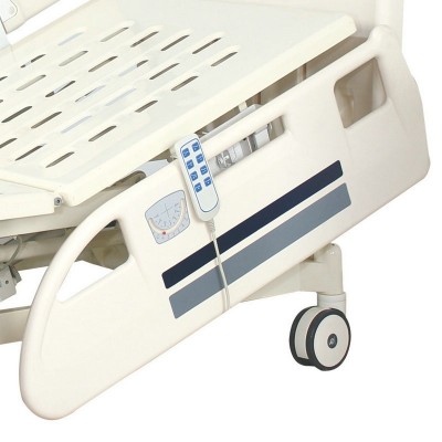 电动三功能医用ICU急救医护中控轮病床养老院整体升降双摇护理床图4