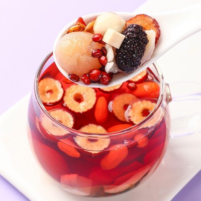 酸枣仁茯苓百合茶盒装花茶罐装方形包装养生茶冷萃无糖茶包养生 1盒图4