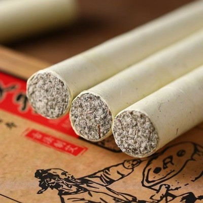 明大伯牌石磨艾条艾叶纸卷1.8cm*20cm艾灸条温灸条柱艾绒条 2盒图4
