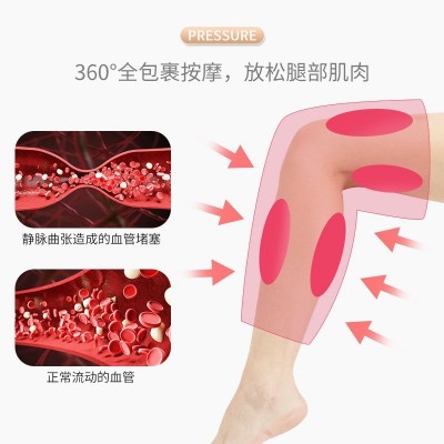 空气波腿部按摩器热敷气囊按摩家用美腿仪小腿大腿脚部按摩仪 1套图2