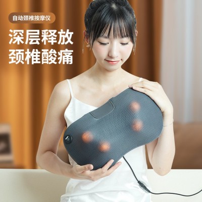 腰部按摩器颈椎按摩枕靠垫按摩仪腰枕护腰垫腰椎枕加热舒缓理疗 50个