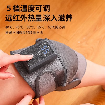 跨境爆款电加热膝盖按摩器加热按摩护膝震动多功能暖身电暖热疗 2台图2