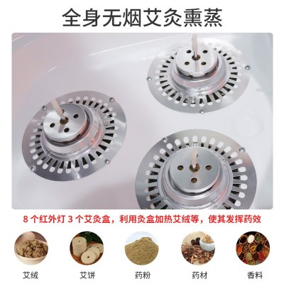 能量熏蒸机安全远红外线家用月子发汗仓美容院全身干湿汗蒸太空舱 1台图3