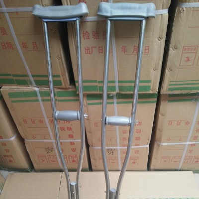 老人脚骨折医用腋下拐扙高度可调 双拐加厚不锈钢管拐杖拐棍 1个图4