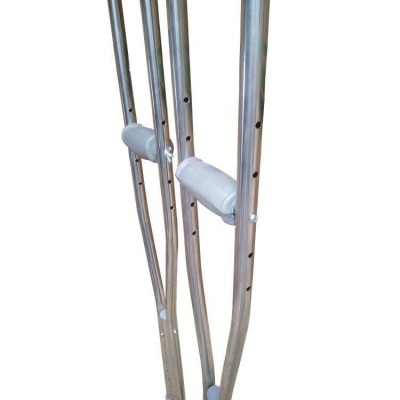 老人脚骨折医用腋下拐扙高度可调 双拐加厚不锈钢管拐杖拐棍 1个图3