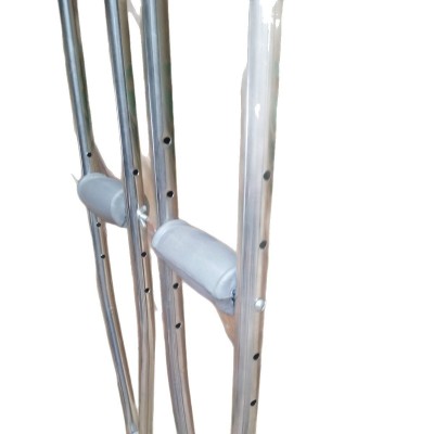 老人脚骨折医用腋下拐扙高度可调 双拐加厚不锈钢管拐杖拐棍 1个图5