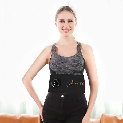 EMS硅胶加热微电健腹腰带脉冲充电按摩塑形美体健身仪腹肌健身器图5