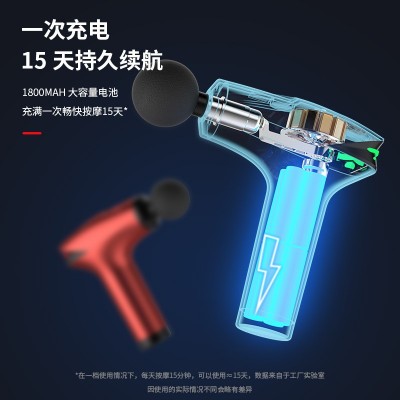 网红爆款冷敷筋膜枪七彩呼吸灯电动液晶款肌肉经络保健运动健身图4
