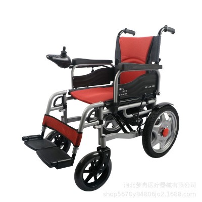 可调节电动轮椅可折叠轻便残疾人康复轮椅全自动可平躺四轮代步车图5