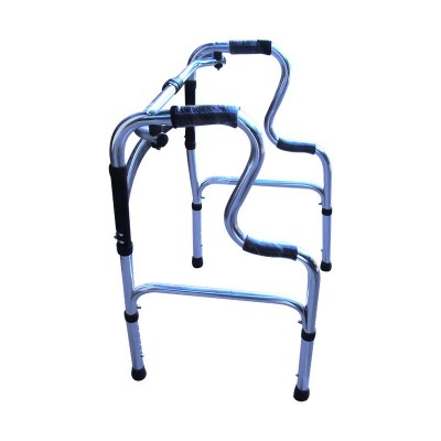 厂家老人残疾人康复助行器不锈钢折叠助行器康复训练不锈钢助行器图5