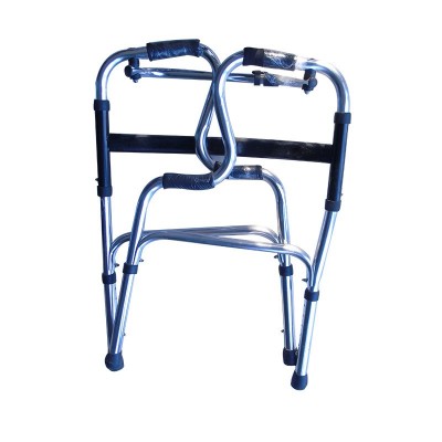 现货供应老人用不锈钢助行器不锈钢带轮助行器 可调节助行器图4