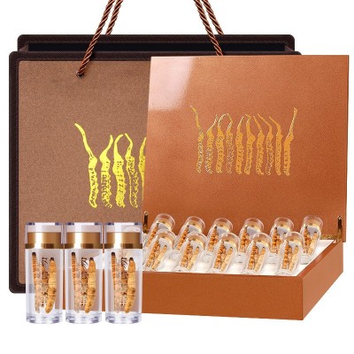 福东海冬虫夏草10克礼盒 青海当季头期冻干虫草全虫断草送礼批发