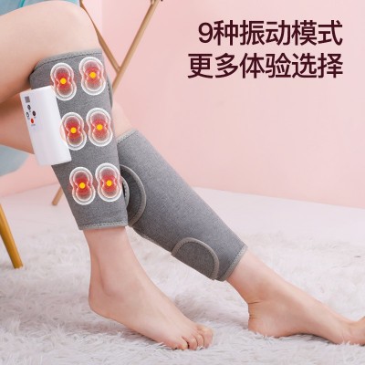 小腿腿部气压按摩器电动空气波压缩气囊震动热敷充电美腿按摩仪器图4