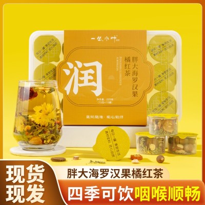 源头厂家胖大海罗汉果橘红茶小罐茶养生茶组合茶花茶包批发代发